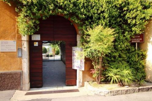 Ingresso area archeologica e antiquarium