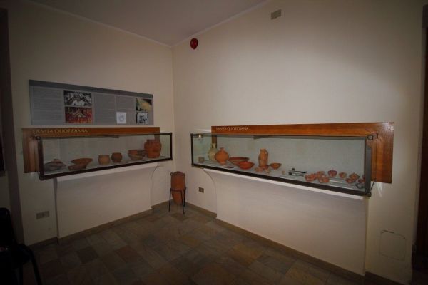 Antiquarium, prima sala,  ceramica da cucina e da mensa